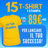 OFFERTA - 15 T-shirt 1 Stampa
