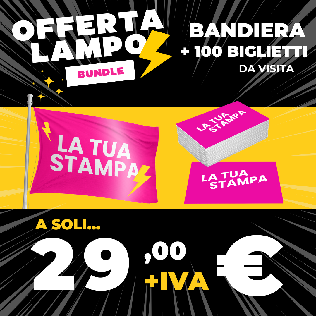 Bandiera + Biglietti (OFFERTA LAMPO)