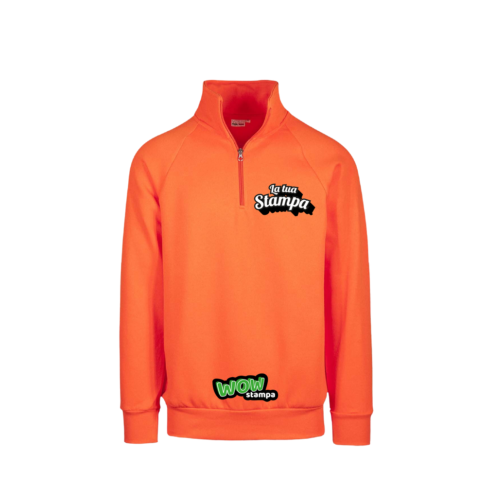 Felpa Mezza Zip UNISEX