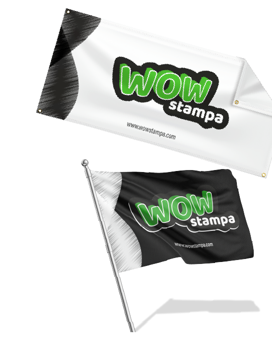 1 Banner 300x100 + 1 Bandiera 150x100